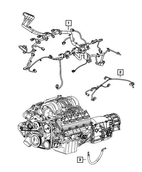Wiring-Powertrain for 2012 Dodge Durango #0
