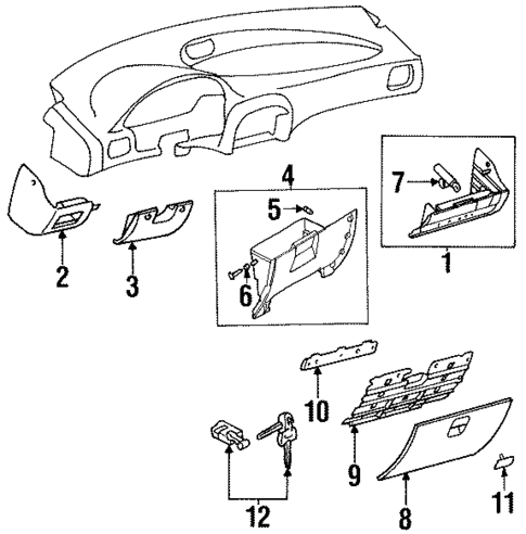 Instrument Panel for 2001 Kia Sportage #1