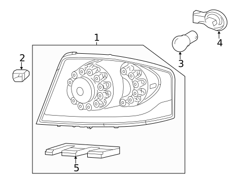 Tail Lamps for 2014 Dodge Avenger #0