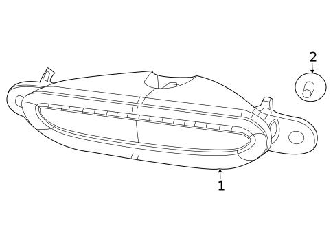 High Mount Lamps for 2008 Dodge Avenger #0