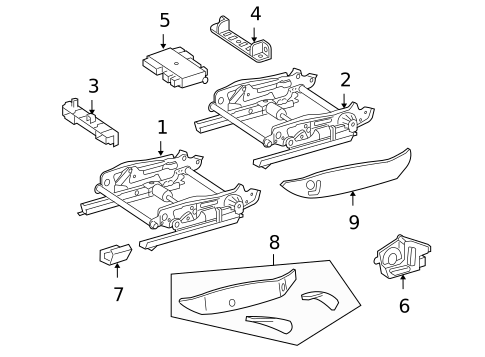 Tracks & Components for 2005 Mercedes-Benz SLK55 AMG #0