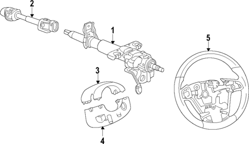 Steering Column for 2014 Chevrolet Camaro #0