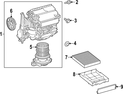 Automatic Temperature Controls for 2023 Lexus NX450h+ #1