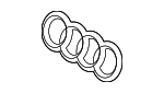 8P0853742A2ZZ - : Emblem for Audi: A3, A3 Quattro, R8 Image