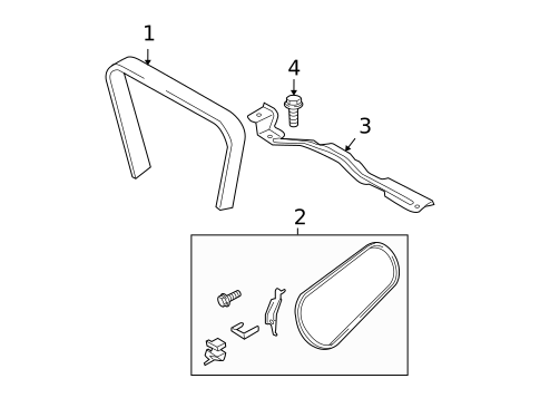 Belts & Pulleys for 2011 Subaru Forester #1