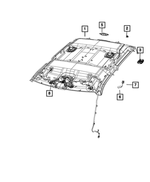 6TN62BD1AA - Interior Trim: Headliner for Ram: 1500 Classic, 2500, 3500 Image