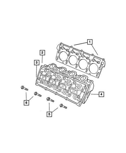Cylinder Head for 2008 Jeep Grand Cherokee #0