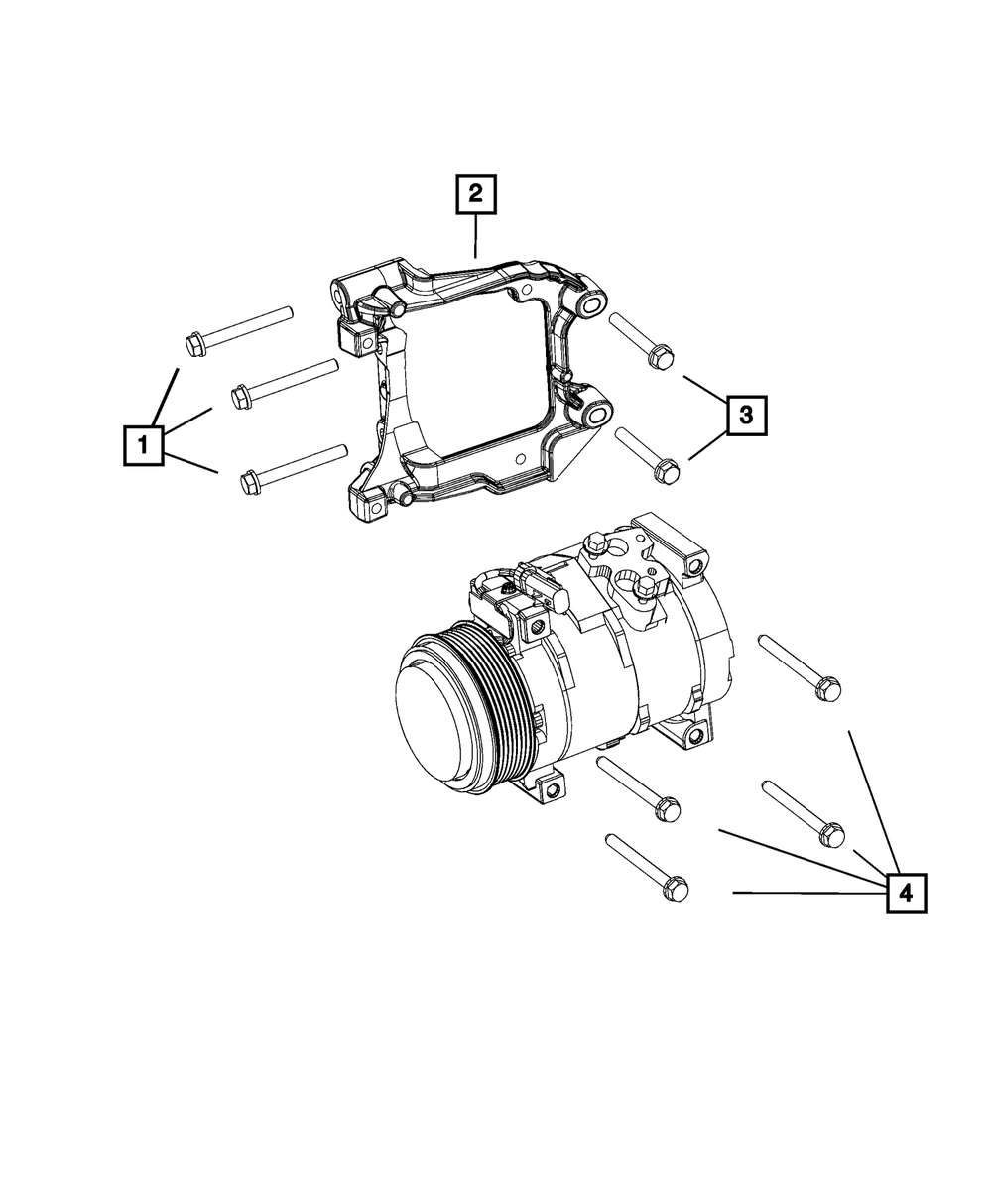 A/C Compressor Bracket - Mopar (5037834AA)