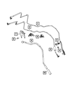 57008561AA - Fuel and Accelerator Pedal: Fuel Vapor Tube for Mopar Image