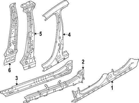 Center Pillar & Rocker for 2023 Dodge Hornet #0