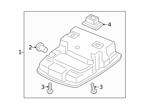 Overhead Console for 2023 Honda Ridgeline #0