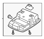83250TG7A11ZA - Body: Overhead Console for Honda: Pilot, Ridgeline Image