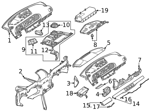 Instrument Panel for 2024 Mercedes-Benz GLS 450 #0