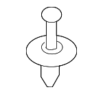 51717186168 - Body: Wheelhouse Liner Rivet for BMW: X5, X6 Image