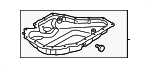 6K103600AG - Engine: Lower Oil Pan for Volkswagen Image