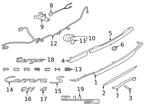 Bumper & Components - Rear for 2012 Porsche 911 #2