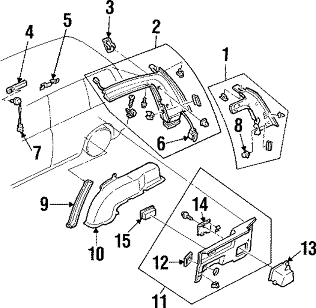 LA056181006 - : Vent Grille for Mazda Image