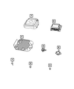 6505190AA - Electrical: Hex Nut And Washer for Mopar Image