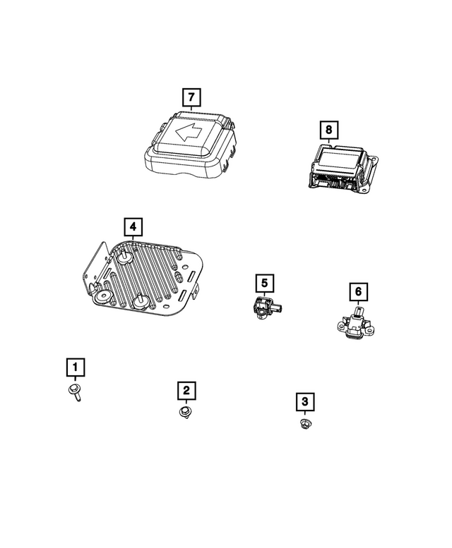 6505190AA - Electrical: Hex Nut And Washer for Mopar Image image