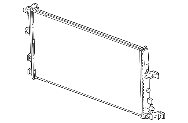 2024-2026 GM Auxiliary Radiator 26416907 | QuirkParts