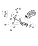 68269890AA - Interior Trim: Instrument Panel Reinforcement for Mopar Image