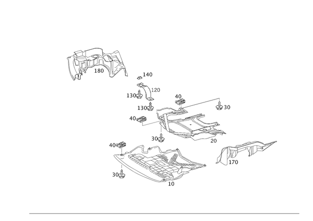 2095241730 - Chassis Sheet Metal/Air Intake: Trim for Mercedes-Benz Image image