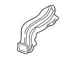 4D1819802B - Body: Duct for Audi: A8, A8 Quattro, S8 Image