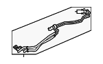 LR013810 - Belts &amp; Cooling: Automatic Transmission Oil Cooler Hose for Land-Rover Image image