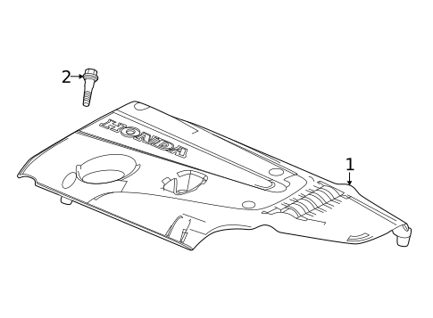 Engine Appearance Cover for 2021 Honda Civic #0