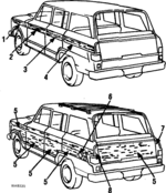 J5456634 - Body: Side Molding Ring for Mopar Image