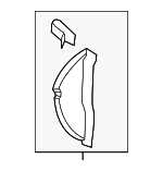 8002B159XA - : End Cover for Mitsubishi: Eclipse Cross Image