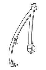 F87Z13611B09EEE - Electrical: Seat Belt Assembly for Ford: Ranger Image