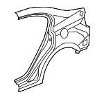4646TR0A91ZZ - Body: Quarter Panel for Honda: Civic Image