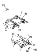 5080737AA - Interior Trim: Seat Nut for Mopar Image