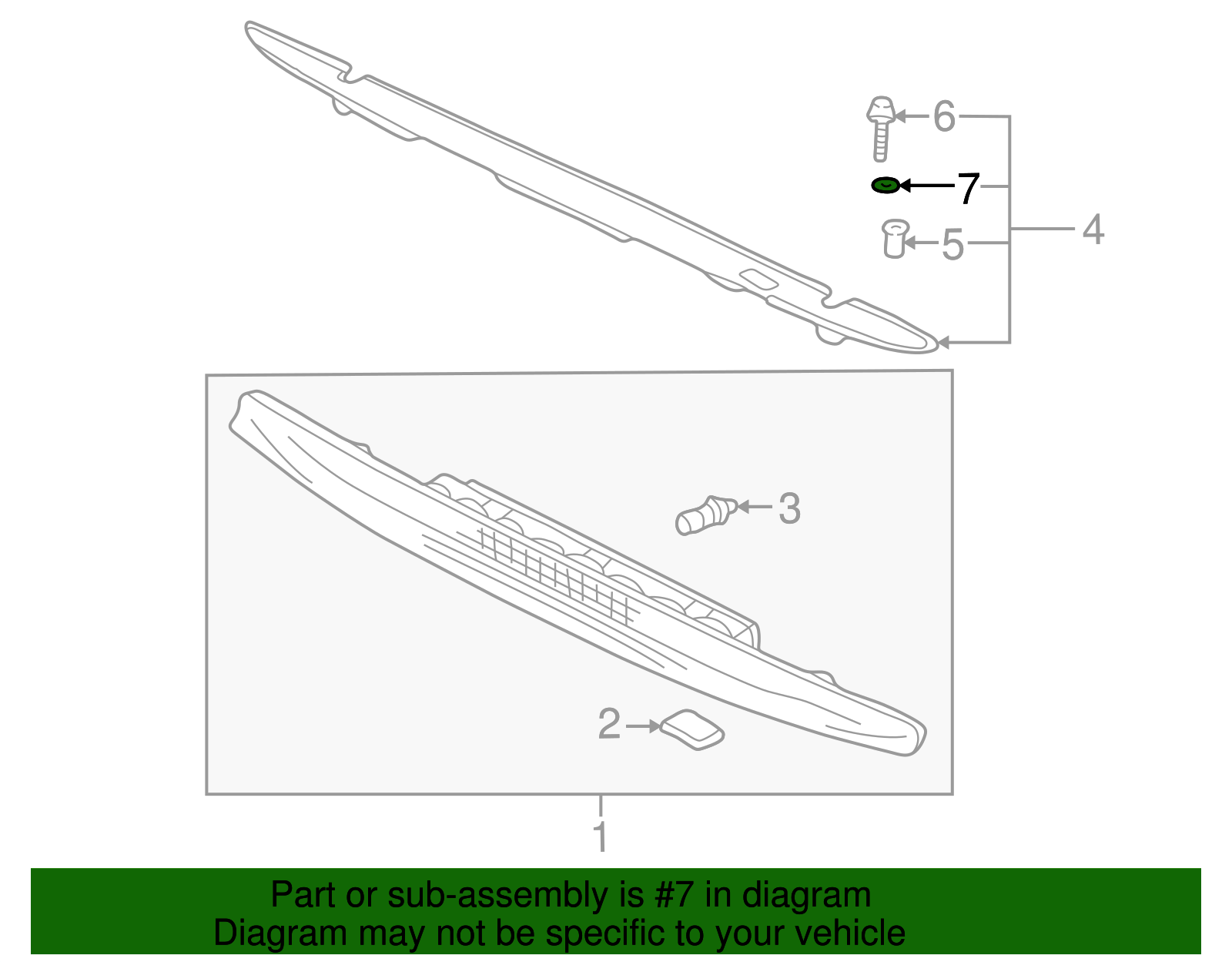 Trim Molding Washer - Porsche (N-011-523-5)
