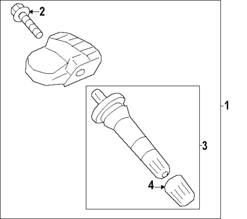 Tire Pressure Monitor Components for 2025 Ford Ranger #0