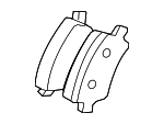 32373176 - : 2007-2016 Volvo - Brake Pads Rear for Volvo: S80, V70, XC70 Image