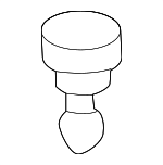 91547TZ5A02 - Body: Sight Shield Clip for Acura Image