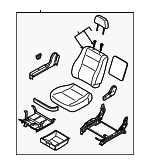 880023E070GW5 - : Seat Assembly for Kia: Sorento Image