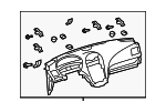 5540133212J0 - : Instrument Panel for Lexus: ES350 Image