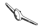 177888900064 - Body: Grille Molding for Mercedes-Benz Image