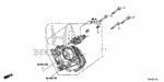16400R1BA01 - Engine: THROTTLE BODY, ELECTRONIC CONTROL (GMF3B) for Honda Image