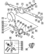 2070117 - Rear Axle: Pinion Yoke Washer for Mopar Image