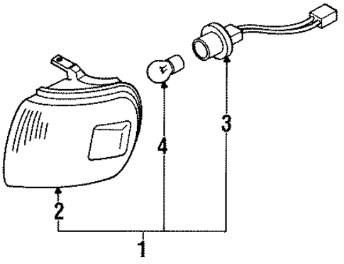 Bulbs - Chassis for 1991 Nissan Sentra #3