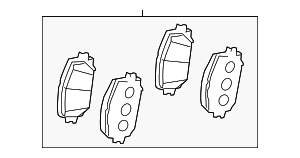 446516130 - : Brake Pads for Toyota Image