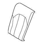 52205A0D101 - Body: Seat Back Cover for BMW: 430i Gran Coupe, 430i xDrive Gran Coupe, i4, M440i Gran Coupe, M440i xDrive Gran Coupe Image