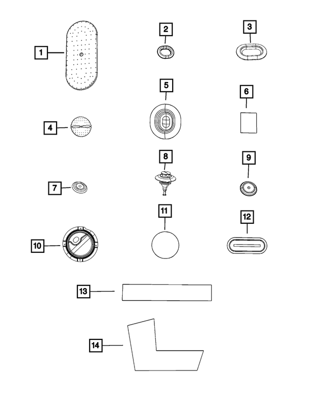5160288AA - Body Sheet Metal Except Doors: Sealing Tape for Mopar Image image