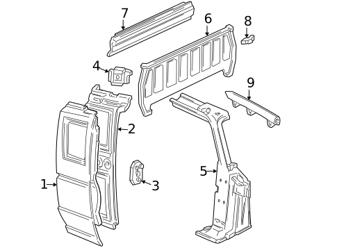Body Side Panel for 2002 Mazda B3000 #0