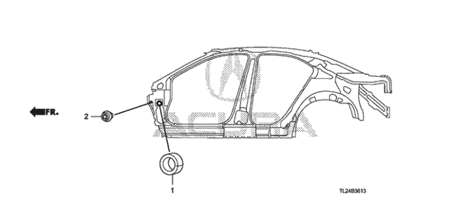 Grommet (Side) for 2009 Acura TSX #0