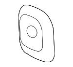 F15158866 - Body: Carrier Assembly Hole Cover for Mazda: 2, 3, 5, 6, CX-3, CX-5, CX-7, CX-9 Image